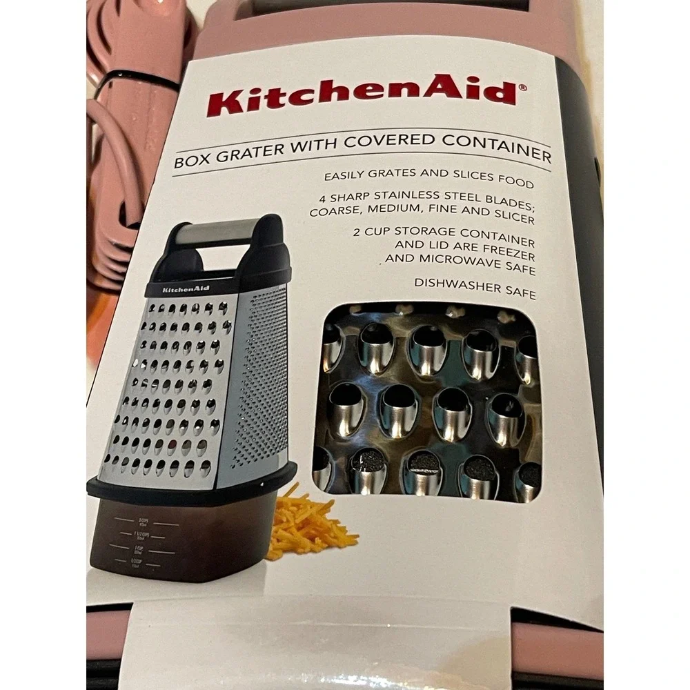 KitchenAid Kitchen Tool/Gadget 12 piece Set Rose Pink Grater Peeler Shears New